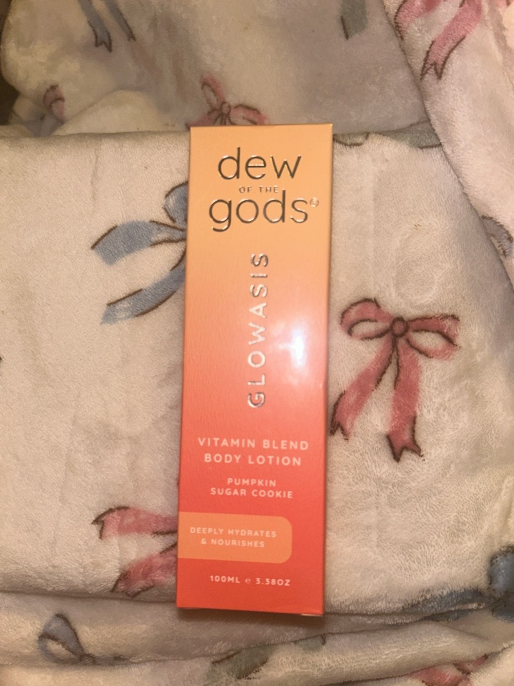 Dew of the gods Glowasis Vitamin Blend Body Lotion NIB